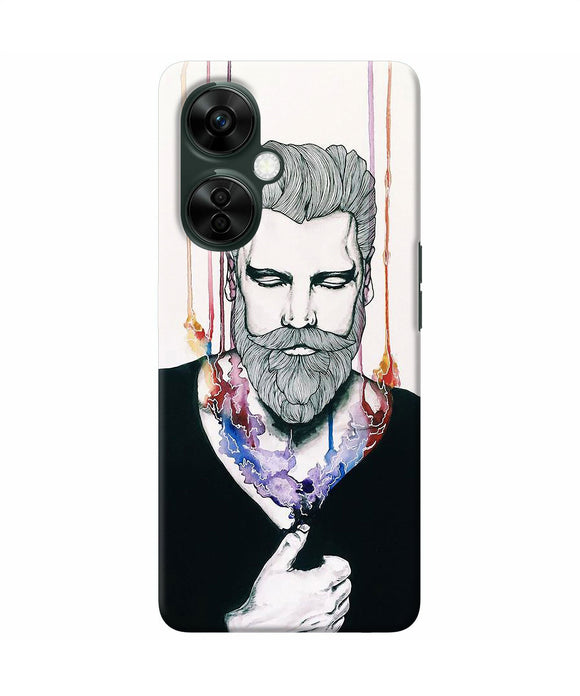 Beard man character OnePlus Nord CE 3 Lite 5G Back Cover