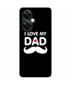 I love my dad mustache OnePlus Nord CE 3 Lite 5G Back Cover