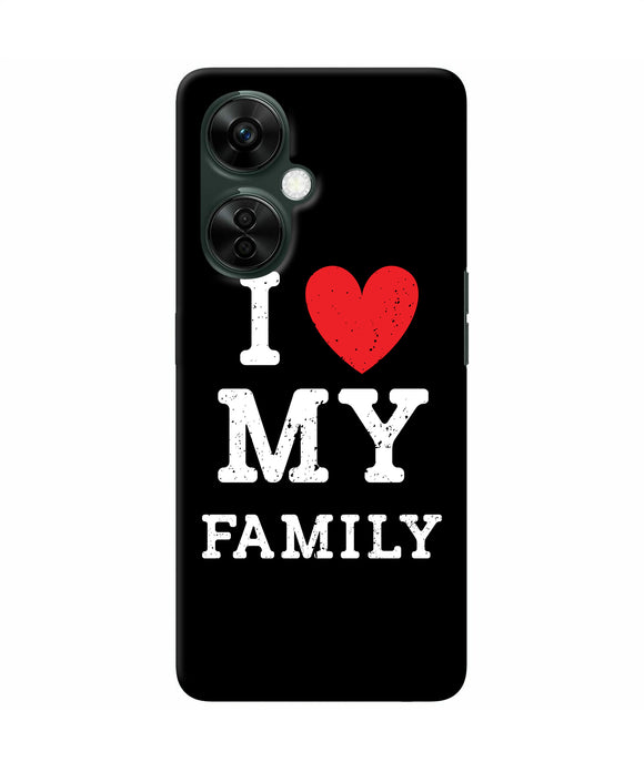 I love my family OnePlus Nord CE 3 Lite 5G Back Cover