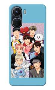 BTS with animals Vivo Y56 5G Back Cover