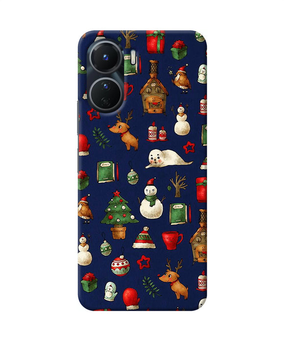 Canvas christmas print Vivo Y56 5G Back Cover