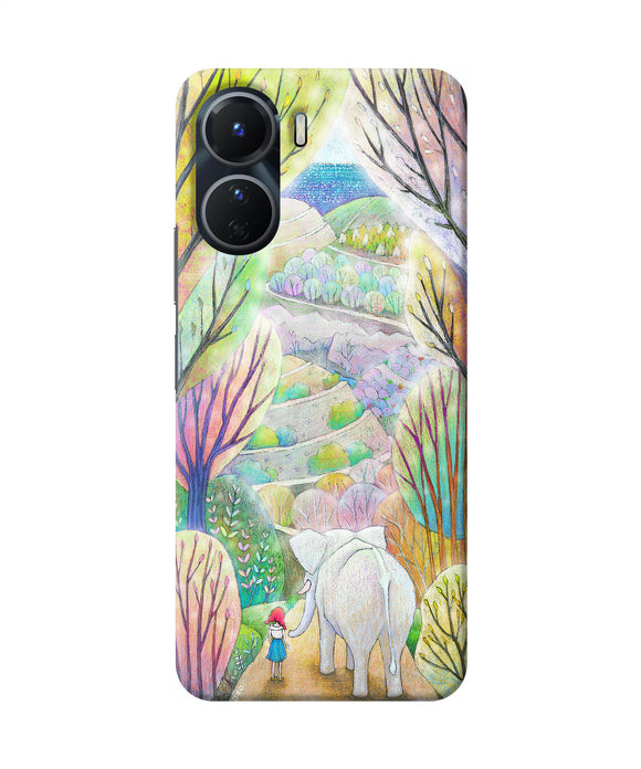 Natual elephant girl Vivo Y56 5G Back Cover