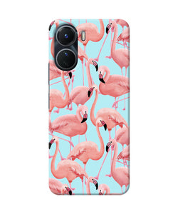 Abstract sheer bird print Vivo Y56 5G Back Cover