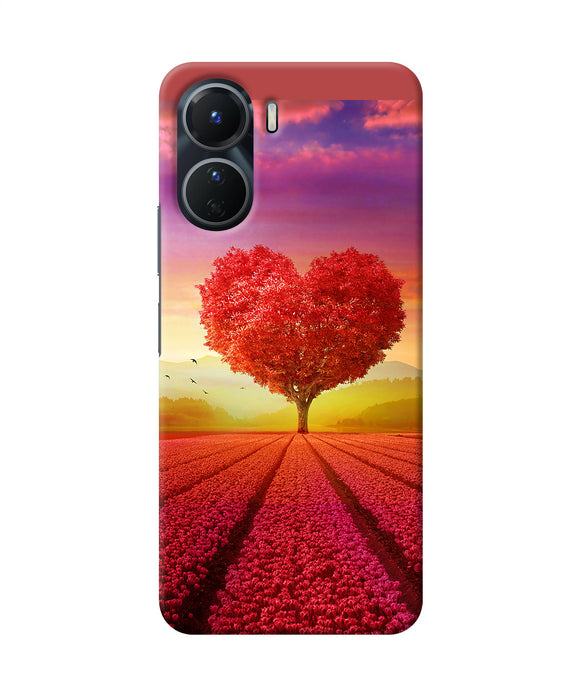 Natural heart tree Vivo Y56 5G Back Cover