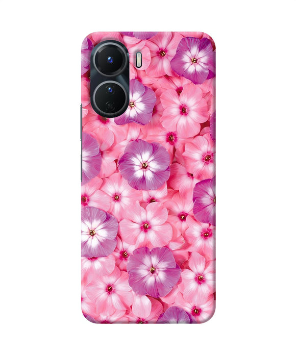 Natural pink flower Vivo Y56 5G Back Cover