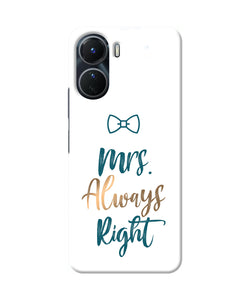 Mrs always right Vivo Y56 5G Back Cover