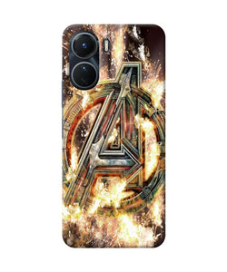 Avengers burning logo Vivo Y56 5G Back Cover