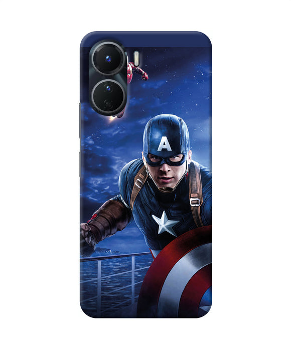 Captain with ironman Vivo Y56 5G Back Cover