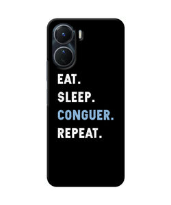 Eat sleep quote Vivo Y56 5G Back Cover