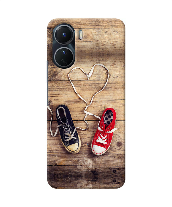 Shoelace heart Vivo Y56 5G Back Cover