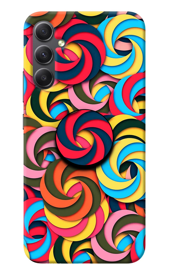Spiral Pattern Samsung A34 5G Pop Case