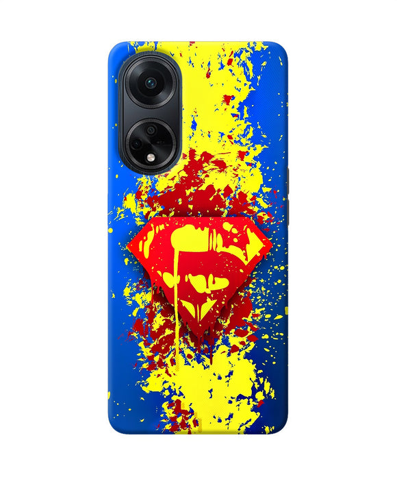 Superman logo Oppo F23 Back Cover