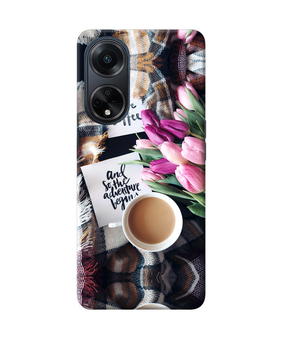 Love Coffee Quotes Oppo F23 Back Cover