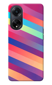 Stripes color Oppo F23 Back Cover