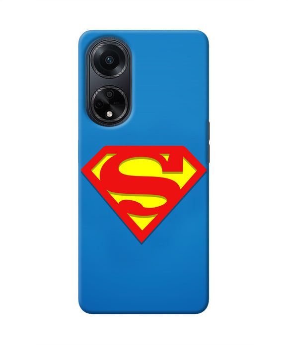 Superman Blue Oppo F23 Real 4D Back Cover