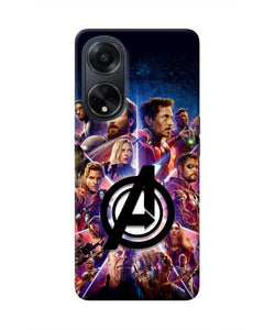 Avengers Superheroes Oppo F23 Real 4D Back Cover