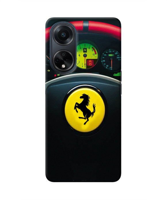 Ferrari Steeriing Wheel Oppo F23 Real 4D Back Cover