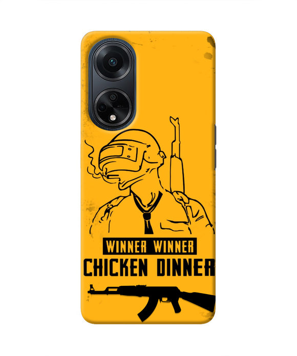 PUBG Chicken Dinner Oppo F23 Real 4D Back Cover