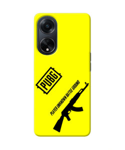 PUBG AKM Gun Oppo F23 Real 4D Back Cover