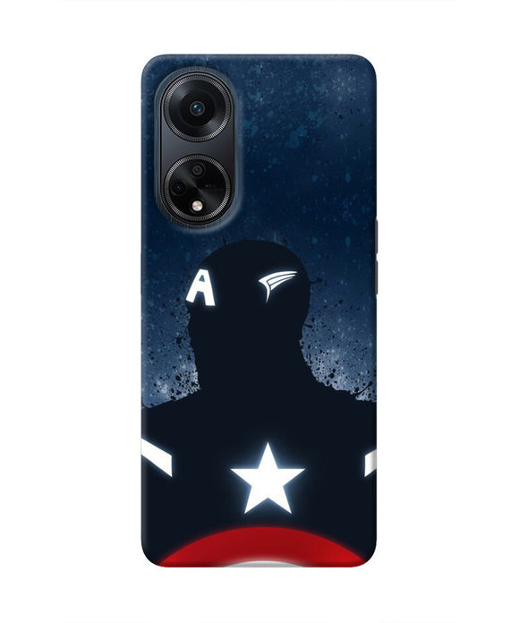 Captain america Shield Oppo F23 Real 4D Back Cover