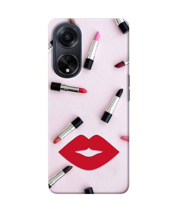 Lips Lipstick Shades Oppo F23 Real 4D Back Cover