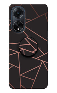 Geometric Pattern Oppo F23 Pop Case