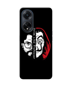 Money Heist Think Like Professor Oppo F23 Back Cover