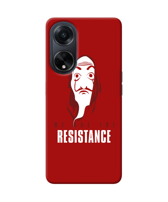 Money Heist Resistance Quote Oppo F23 Back Cover