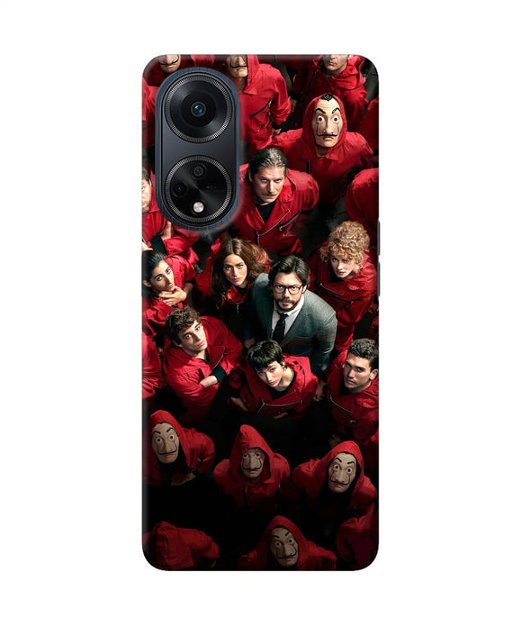 Money Heist Professor with Hostages Oppo F23 Back Cover