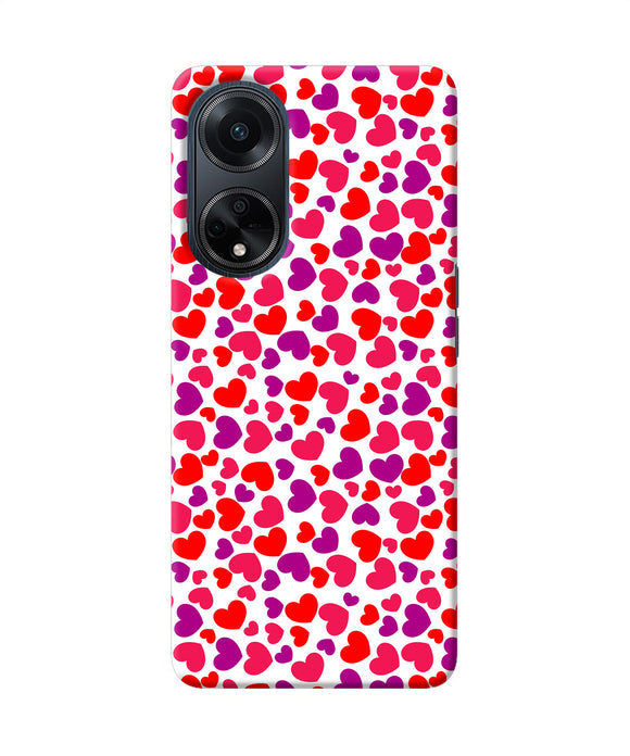 Heart print Oppo F23 Back Cover