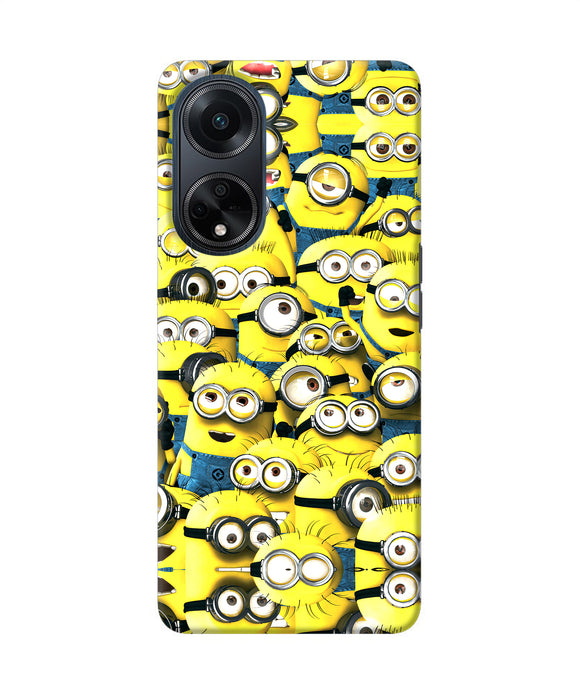 Minions mini crowd Oppo F23 Back Cover