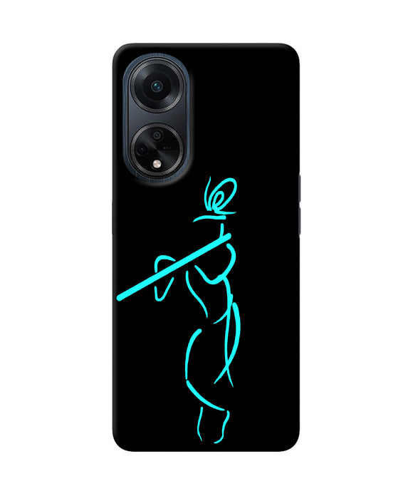 Lord krishna sketch Oppo F23 Back Cover