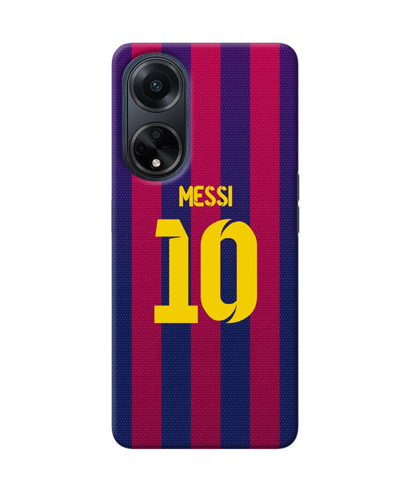 Messi 10 tshirt Oppo F23 Back Cover