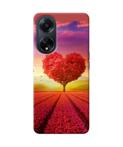 Natural heart tree Oppo F23 Back Cover