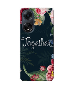 Together flower Oppo F23 Back Cover