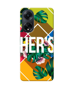 His her two Oppo F23 Back Cover