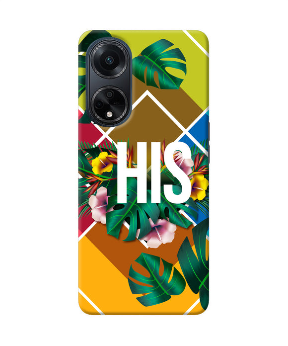 His her one Oppo F23 Back Cover