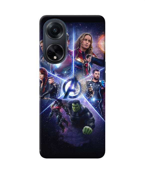 Avengers super hero poster Oppo F23 Back Cover