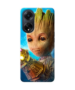 Groot vs thanos Oppo F23 Back Cover