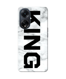 King marble text Oppo F23 Back Cover