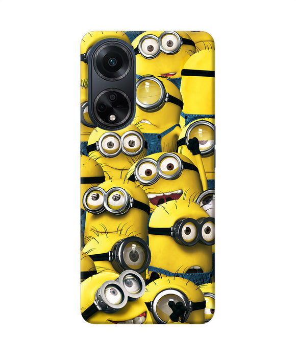 Minions crowd Oppo F23 Back Cover