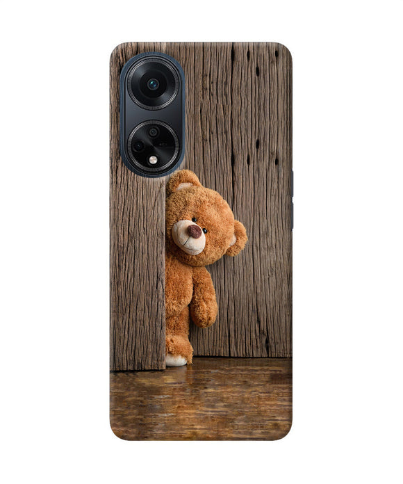 Teddy wooden Oppo F23 Back Cover