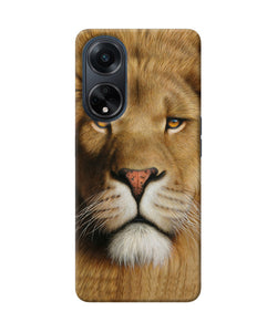 Nature lion poster Oppo F23 Back Cover