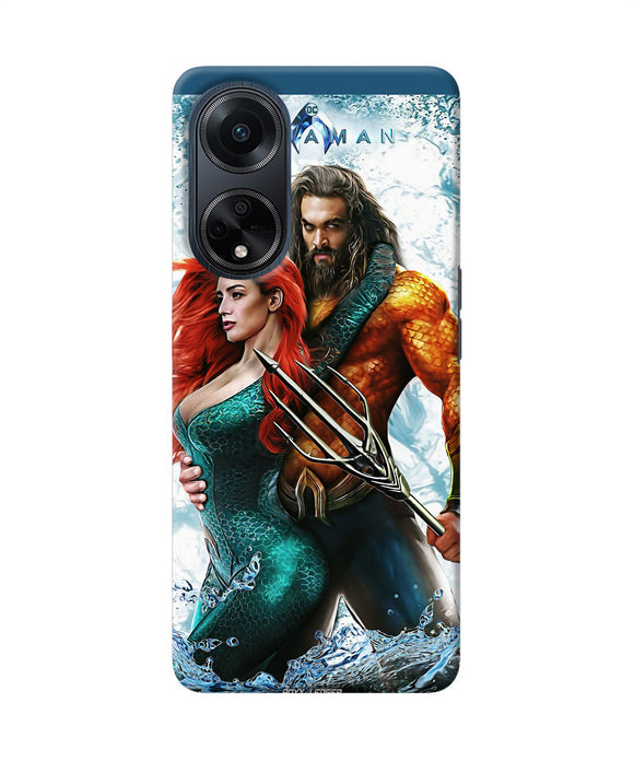 Aquaman couple water Oppo F23 Back Cover