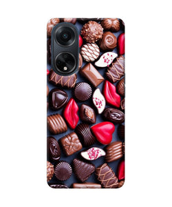 Valentine special chocolates Oppo F23 Back Cover