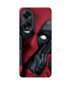 Thinking deadpool Oppo F23 Back Cover