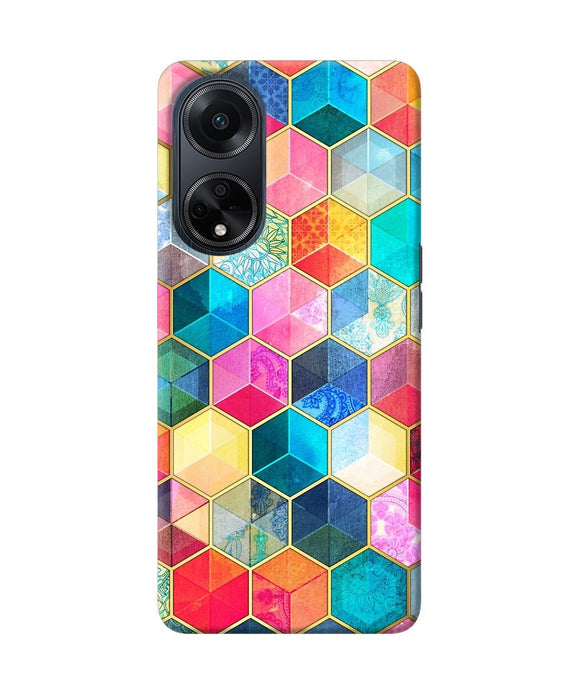 Abstract color box Oppo F23 Back Cover