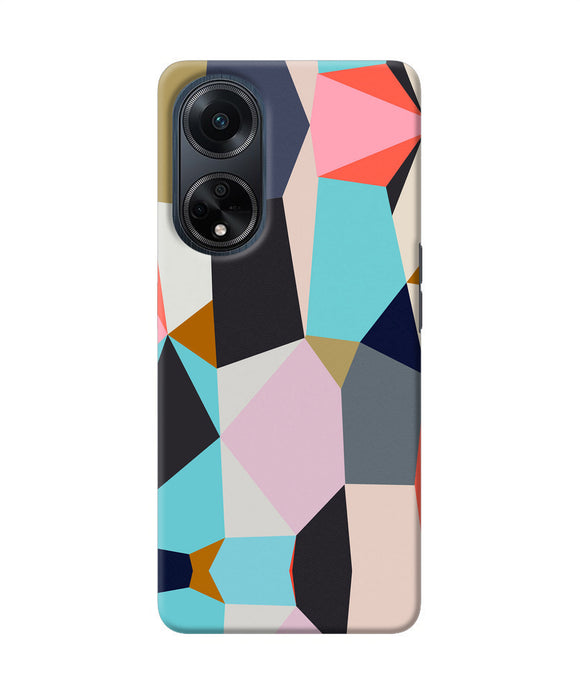 Abstract colorful shapes Oppo F23 Back Cover