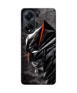 Batman black side face Oppo F23 Back Cover