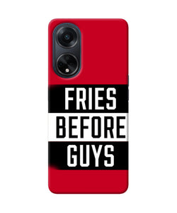 Fries before guys quote Oppo F23 Back Cover